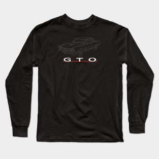 1965 Pontiac GTO - 3/4 View Long Sleeve T-Shirt